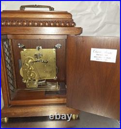 Fine Charter House U. S. A. 8 Day Westminster Chime Mantle / Bracket Clock Working