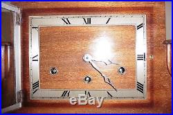 Fine Example Of An Art Deco Hermle Westminster Chiming Mantle Clock (working)