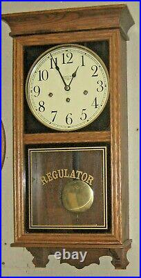 Fine Longines Westminster Chime Wall Clock Regulator Working 8 Day