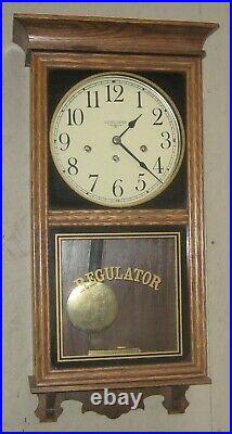 Fine Longines Westminster Chime Wall Clock Regulator Working 8 Day Hermle