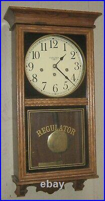 Fine Longines Westminster Chime Wall Clock Regulator Working 8 Day Hermle