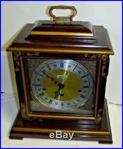 Fine Trend U. S. A Chinoiserie Westminster Chime 8 Day Bracket Clock Working Sligh