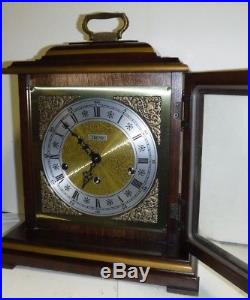 Fine Trend U. S. A Chinoiserie Westminster Chime 8 Day Bracket Clock Working Sligh