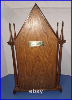 Fine Vintage Jauch German Double-Steeple 8-Day Chime Mantle Clock Working