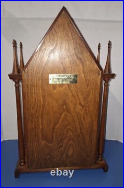 Fine Vintage Jauch German Double-Steeple 8-Day Chime Mantle Clock Working