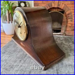 Fontenoy French Westminster Chime Mantel Clock Fully Serviced Mahogany Case