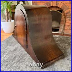 Fontenoy French Westminster Chime Mantel Clock Fully Serviced Mahogany Case
