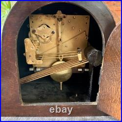 Fontenoy French Westminster Chime Mantel Clock Fully Serviced Mahogany Case