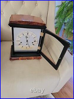 Franz Hermle 1052-020 SK Clock With Key Made In Germany working 13 Tall X 10