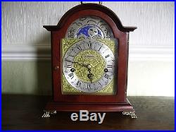 Franz Hermle Moon Phase Bracket/Mantel Clock, Westminster Chime, Reqires TLC