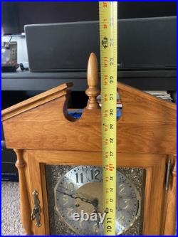Franz Hermle Shelf Clock, Two (2) jewels unadgusted 1050-20, Keys