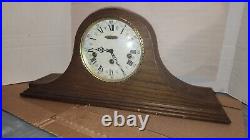 Franz Hermle Two (2) Jewels 340-020 Mantle Clock Made in Germany Works with Key