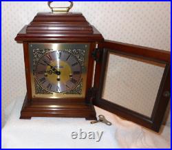 Franz Hermle Two (2) Jewels 340-020 Mantle Clock Made in West German 15 H x 10