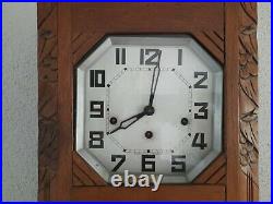 French Odo Westminster chime wall clock (0349)
