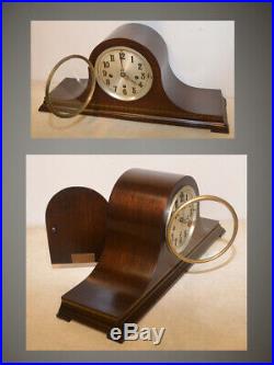 Fully Restored Herschede Model 20 Westminster Chimes Antique Clock In Mahogany