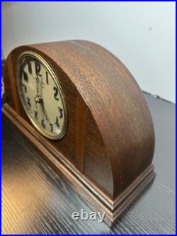 GE Model 350 Westminster Chime Mantel Clock Telechron Serviced Runs Quiet c1938