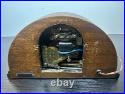 GE Model 350 Westminster Chime Mantel Clock Telechron Serviced Runs Quiet c1938