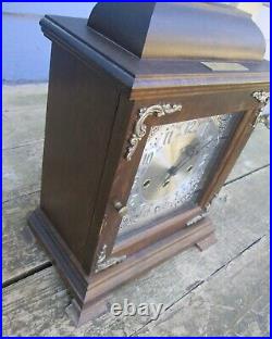 GM Employee Hamilton German Westminster Chime Bracket Clock 340-020 Runs