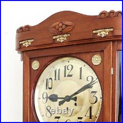GUSTAV BECKER Wall TOP Clock Antique BAUHAUS 1921 Westminster Chime RARE Germany