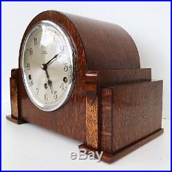 Garrard Oak & Zabrano Westminster Chiming Mantle Clock Superb
