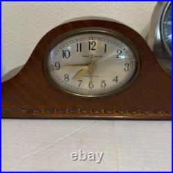 General Electric 416 Westminster Chime Mantel Clock Mahogany Mechanical Vintage