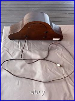 General Electric 416 Westminster Chime Mantel Clock Mahogany Mechanical Vintage