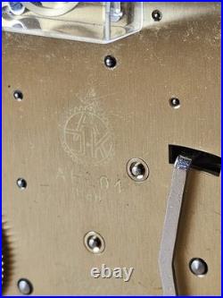 Georgian Style 8 Day Westminster Chime Mantel Clock Kieninger Working