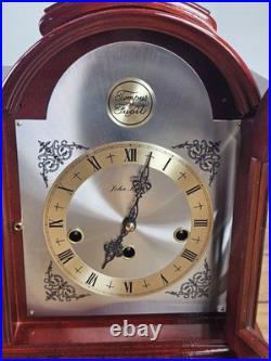 Georgian Style 8 Day Westminster Chime Mantel Clock Kieninger Working
