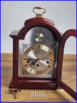 Georgian Style 8 Day Westminster Chime Mantel Clock Kieninger Working