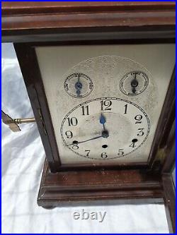 German 8 Day Westminster Chimes Bracket Clock Good Working Order