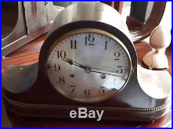 German Antique Mantle Clock Westminster Chime 100%original, Beautiful/runs Great