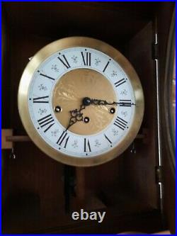 German FHS Hermle Westminster chime wall clock (0373)