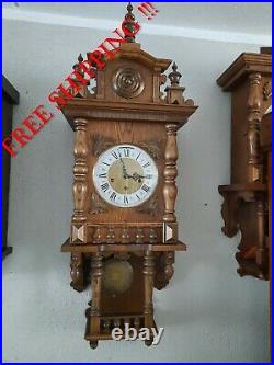 German Hermle triple chime -Westminster, St. Michael, Whittington clock (0363)