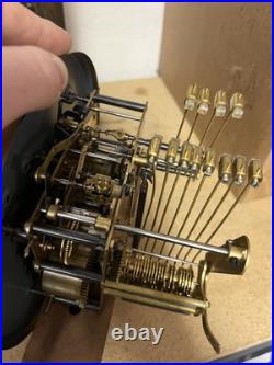 German Jauch Westminster Triple Chime Wall Clock Movement + Case PL 42 cm 9/78