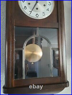German Jauch Westminster chime wall clock (0352)