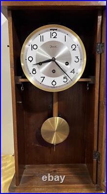 German Jauch Westminster chime wall clock NEEDS SERVICE