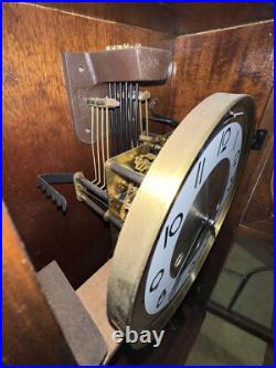 German Jauch Westminster chime wall clock NEEDS SERVICE