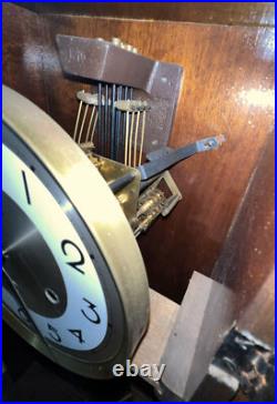 German Jauch Westminster chime wall clock NEEDS SERVICE
