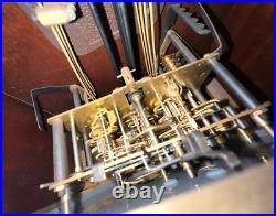 German Jauch Westminster chime wall clock NEEDS SERVICE