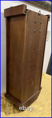 German Jauch Westminster chime wall clock NEEDS SERVICE