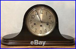 German Junghans Carol Westminster Chime Deco Mantle Table Clock