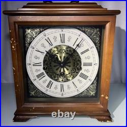 German Linden Mantel Clock Cuckoo Clock Co 1978 Key WORKING PERFECTLY