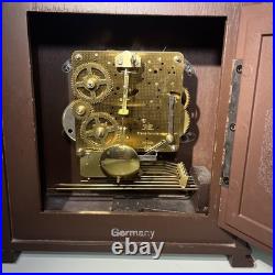 German Linden Mantel Clock Cuckoo Clock Co 1978 Key WORKING PERFECTLY