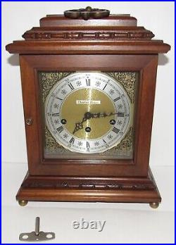 German Quarter Hour Westminster Chime Bracket Clock 8-day, Key-wind