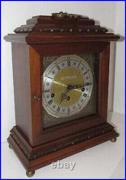 German Quarter Hour Westminster Chime Bracket Clock 8-day, Key-wind