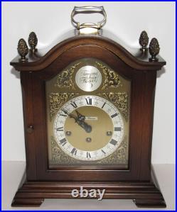 German Tempus Fugit Quarter Hour Westminster Chime Bracket Clock 8-Day, Key-wind
