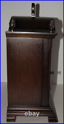 German Tempus Fugit Quarter Hour Westminster Chime Bracket Clock 8-Day, Key-wind