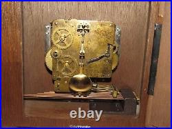 German Tempus Fugit Quarter Hour Westminster Chime Bracket Clock 8-Day, Key-wind