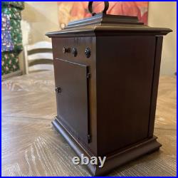 German Welby Quarter Hour Westminster Chime Bracket Clock 8-Day, Key-wind