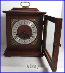 German Welby Quarter Hour Westminster Chime Bracket Clock 8-Day, Key-wind